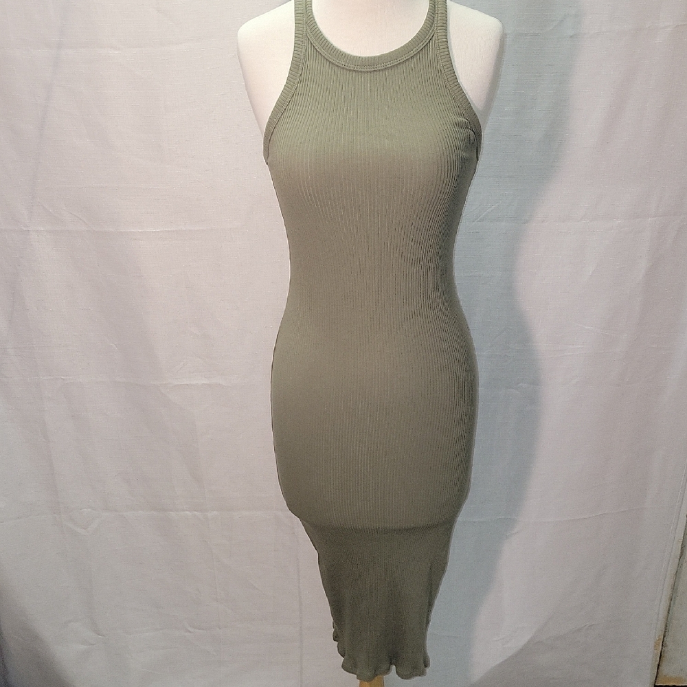 Ambiance Olive Midi Dress